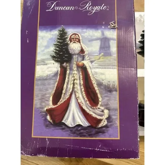 VTG MUSICAL DUNCAN ROYALE SODA POP SANTA 11 PLAYS HERE COMES SANTA CLAUSE+BOX